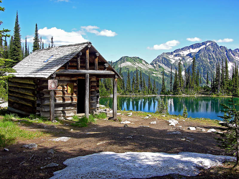 Eva lake en Revelstoke NP