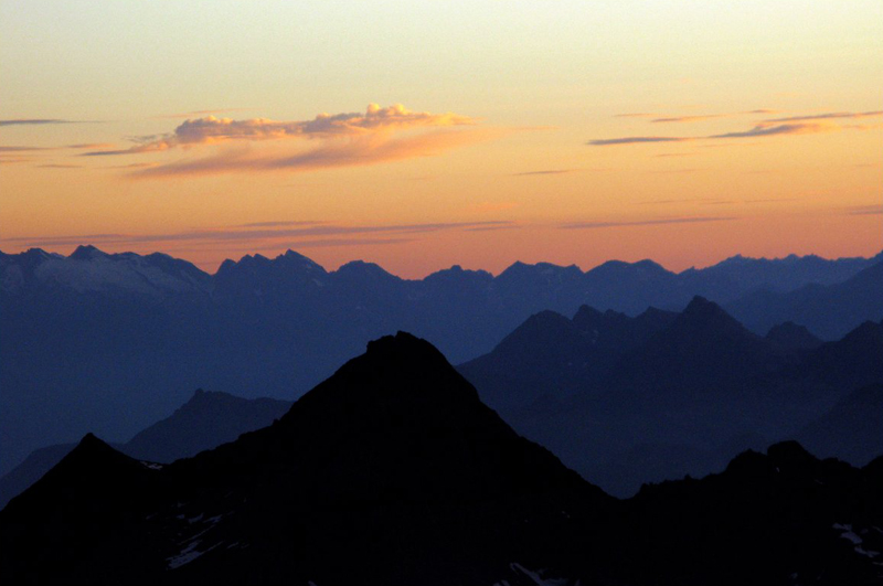 Alpes (Atardecer)