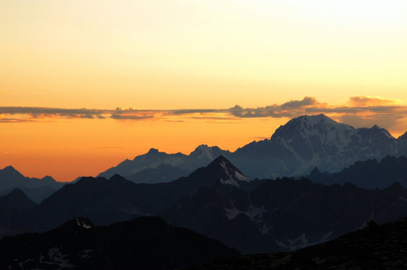 Alpes (Atardecer)