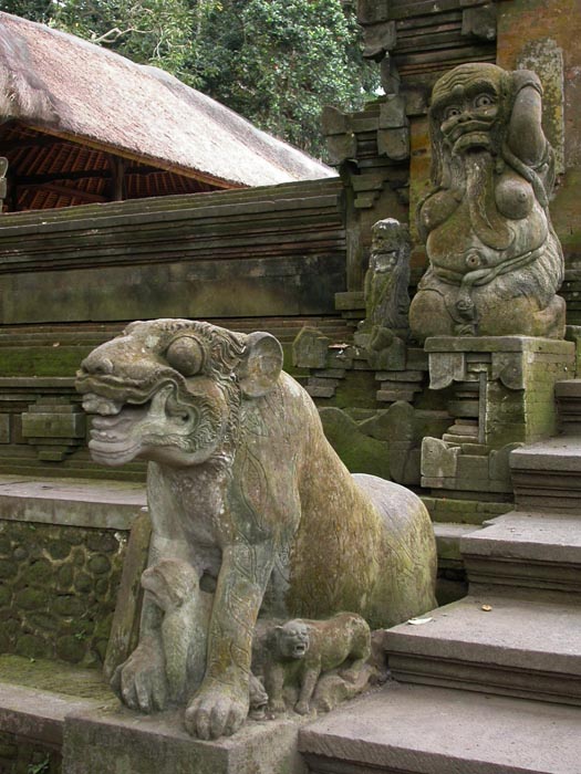Templo hindú. Bosque de los Monos