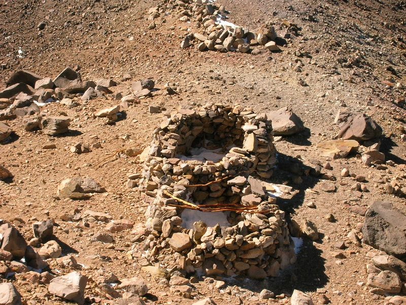 Zona del hallazgo de las momias