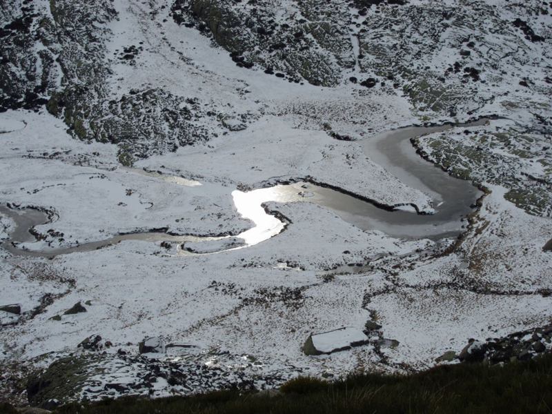 Reflejos, río Cuerpo de Hombre
