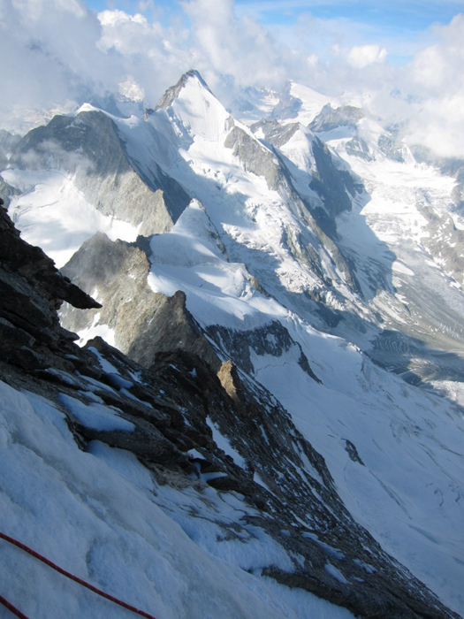Zinalrothorn, arista cimera