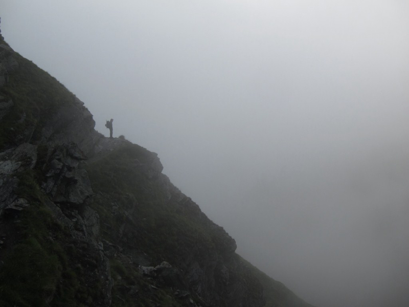 Zinalrothorn en la niebla