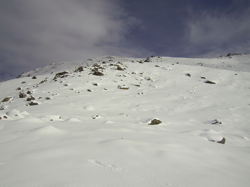 Ladera SW del Mulhacen