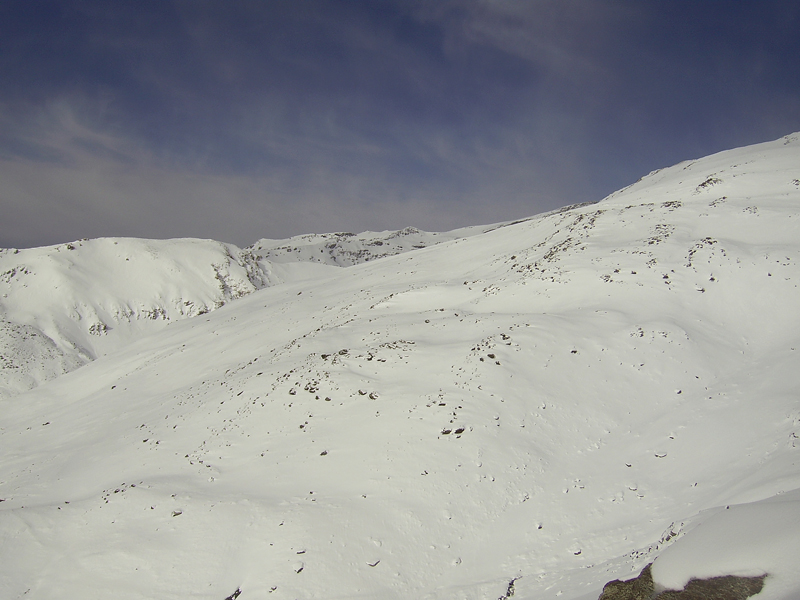Loma Pela y collado de la Carihuela