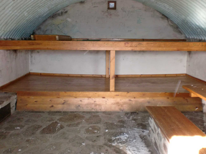 Interior Vivac de la Caldera