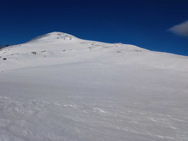 Loma del Mulhacén desde el Mirador de Trevélez
