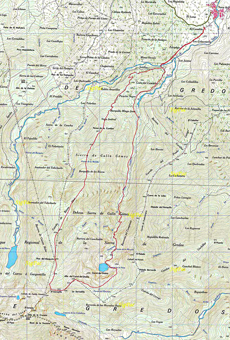 Mapa de la ruta
