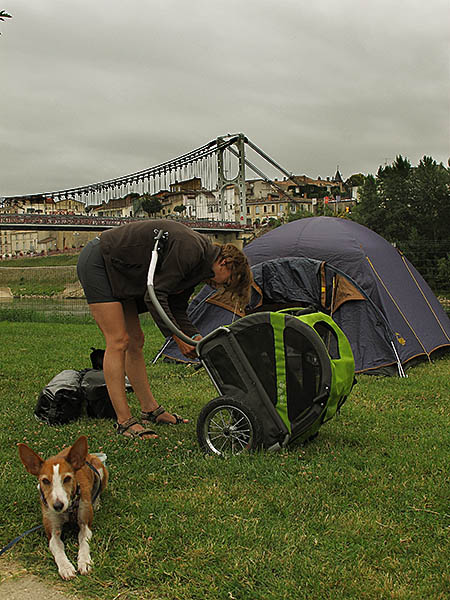 La Réole. camping