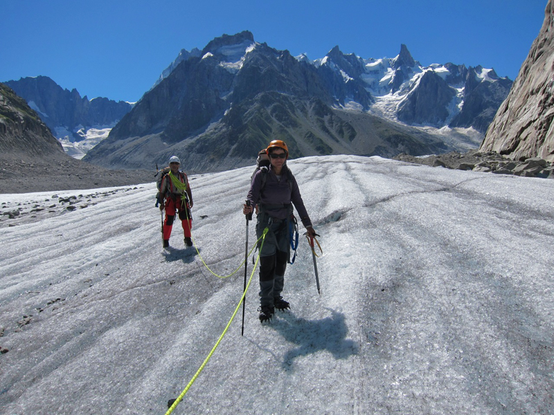 Regreso por la Mer de Glace