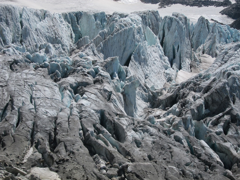 En el glaciar de Tour