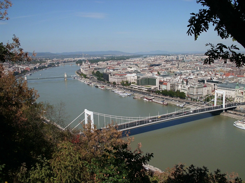 VISTA BUDAPEST DESDE CIUDADELA