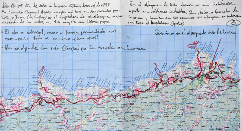 Mapa de la etapa