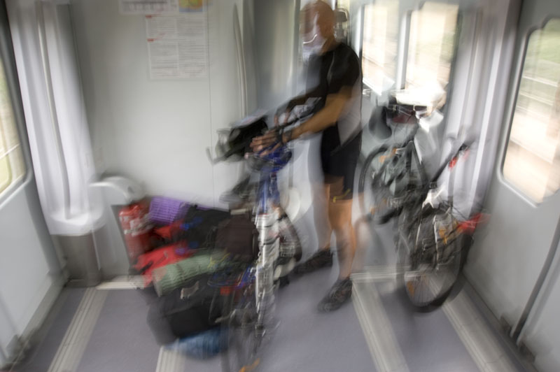 En el tren camino de Gijón