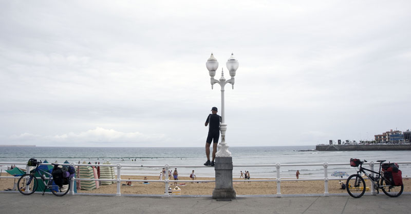 Playa de San Lorenzo en Gijón