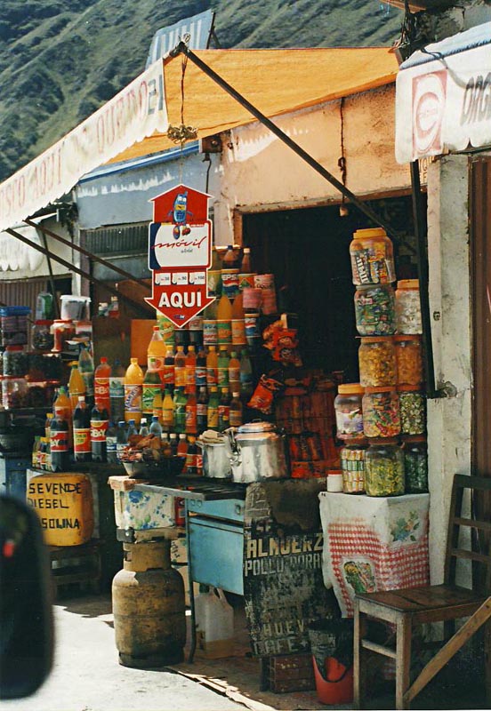 Tiendas en el camino