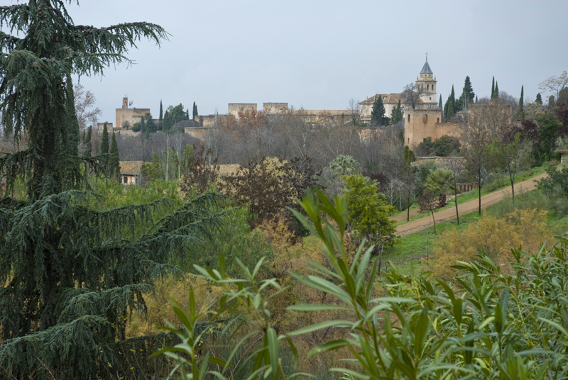 Jardines de los Mártires, La Alhambra. Granada Jardines de los Mártires. Granada