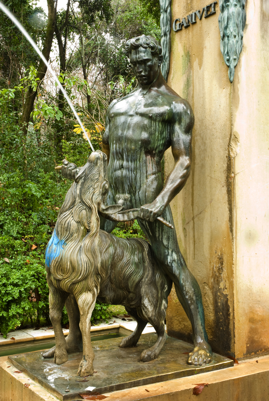Macho cabrio, jardines de la Alhambra. Granada