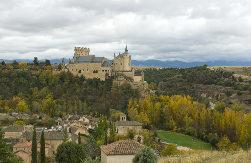 Panoramica de la ciudad de Segovia