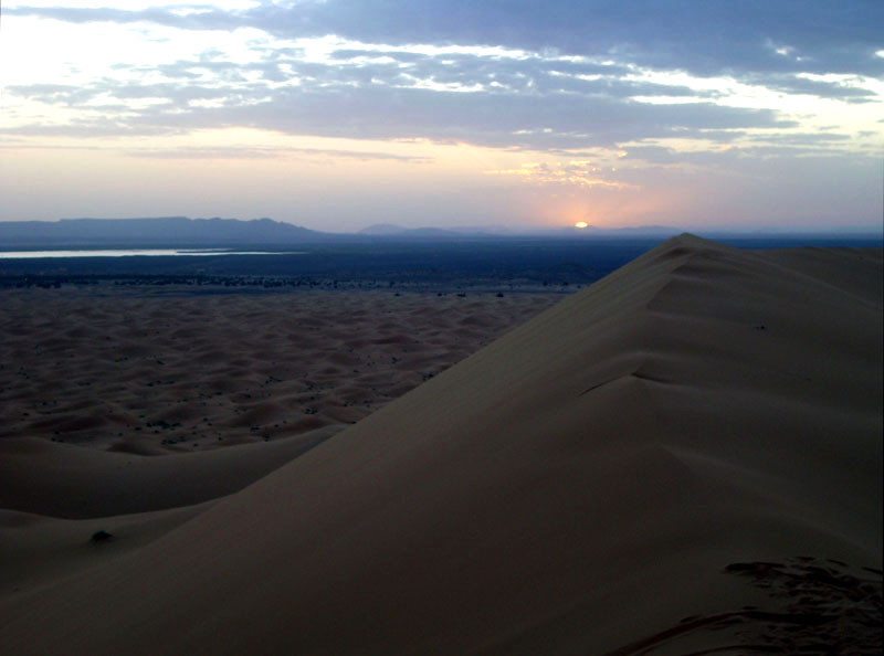 atardecer