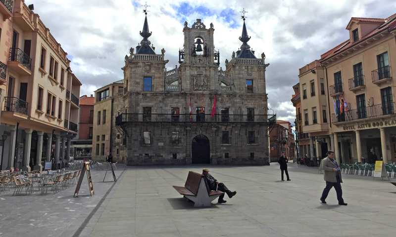 Plaza mayor-Astorga-León