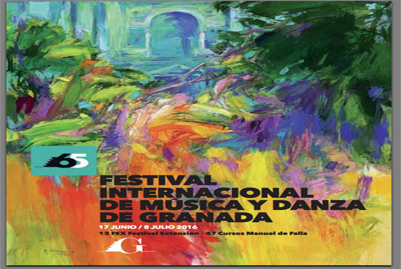 Cartel del Festival Granada 2016  Granada