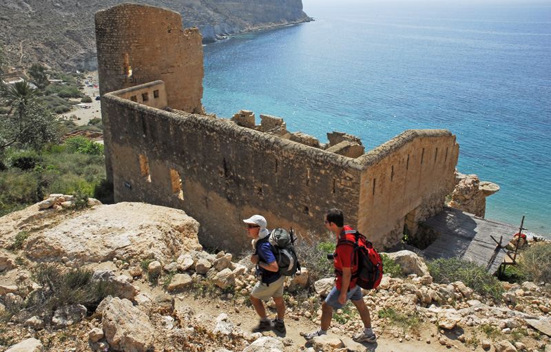 Ruinas del Fuerte de San Pedro, Cabo de Gata, Almería Ruinas del Fuerte de San Pedro, Cabo de Gata, Almería