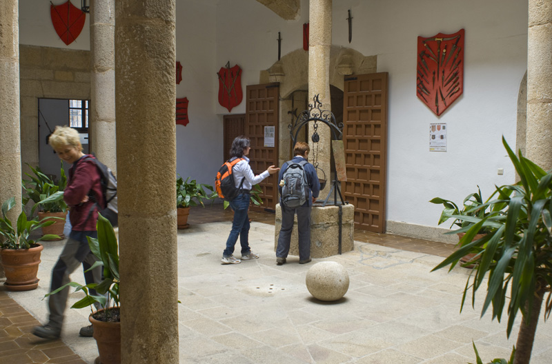 Patio del Palacio de Las Cigüeñas, Cáceres