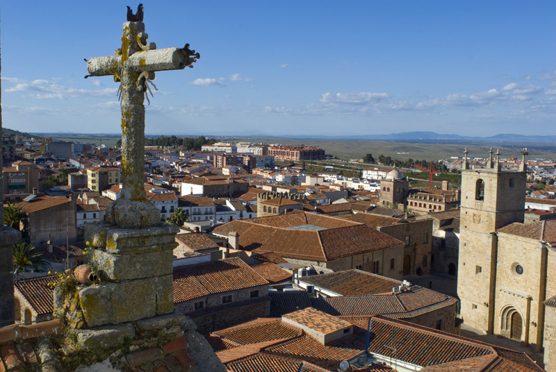 La ciudad antigua de Cáceres