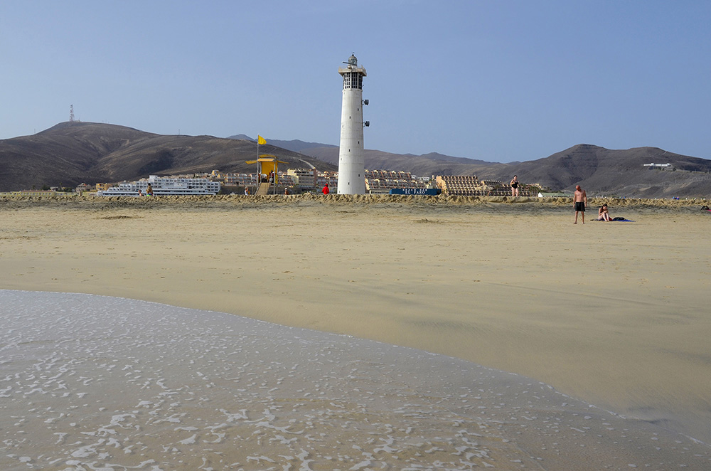 Playa del Faro en Morro Jable-Fuerteventura Playa del Faro en Morro Jable-Fuerteventura