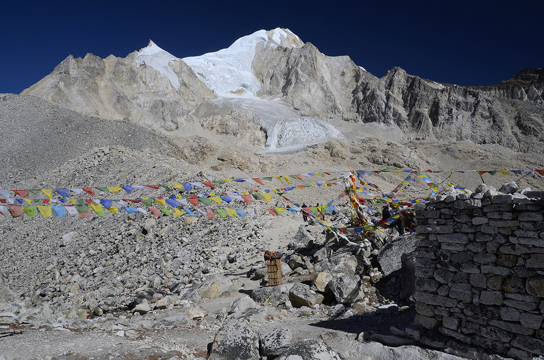 Larke Pass, cordillera del Himalaya, Nepal