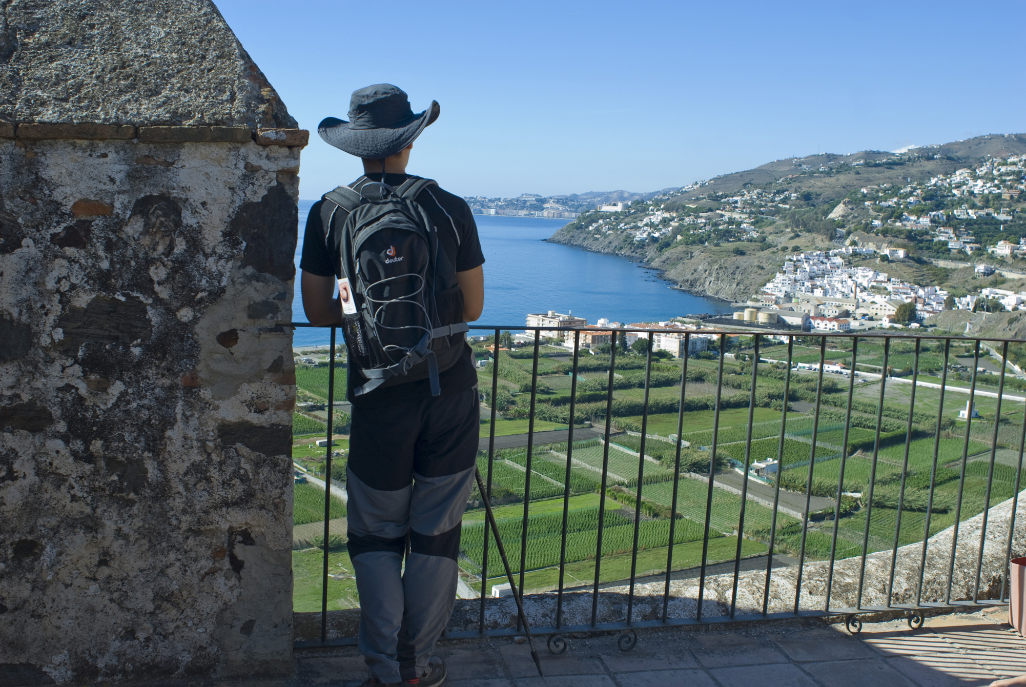 Panorámica desde la fortaleza de Salobreña-Granada