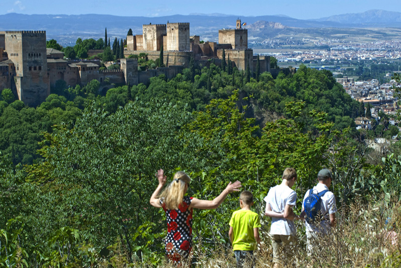 La Alhambra vista desde el Sacromonte-Granada